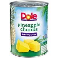 Dole Pineapple Chunks in Heavy Syrup, 20 oz