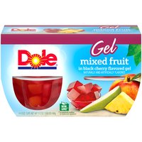Dole Mixed Fruit in Black Cherry Flavored Gel, 4.3 oz, 4 count