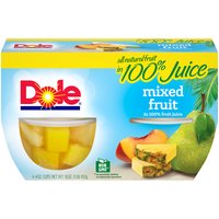 Dole Fruit Bowls in 100% Juice - Mixed Fruit - 4 ct, 16 Ounce