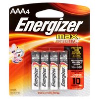 Energizer Max Alkaline Batteries - AAA, 4 Each