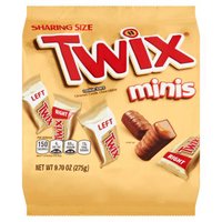 Twix Minis Caramel, Milk Chocolate, Cookie Bars, 9.7 Ounce