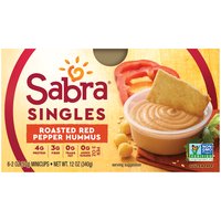 Sabra Singles Roasted Red Pepper Hummus, 2 oz, 6 count
