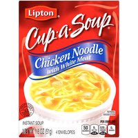 Lipton Chicken Noodle with White Meat Instant Soup Mix, 1.8 Ounce