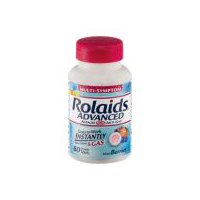 Rolaids Advanced Antacid Plus Anti-Gas, 60 Each