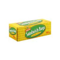 ShopRite Folding Sandwich Bags, 6.5 x 5.5 in., 100 Each