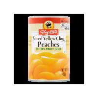 ShopRite Peaches, Sliced Yellow Cling in Pear Juice, 15 Ounce