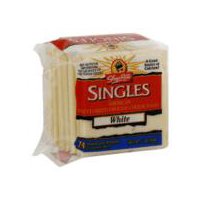 ShopRite Cheese Singles - White American, 16 Ounce
