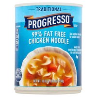 Progresso Traditional 99% Fat Free Chicken Noodle Soup, 19 Ounce