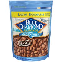 Blue Diamond Almonds Almonds - Low Sodium Lightly Salted, 16 Ounce