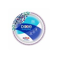 Dixie Everyday Dinner Paper Plates, 10 1/16", 54 Count, 54 Each