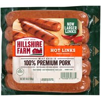 Hillshire Farm Hot Smoked Sausage Links, 6 Count
