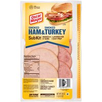 Oscar Mayer Smoked Ham & Turkey Sub Kit, 28 oz