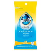Pledge Everyday Clean Fresh Citrus Multisurface Wipes, 25 count, 25 Each