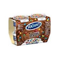 YoCrunch Milk Chocolate M&M's Vanilla, Lowfat Yogurt, 16 Ounce