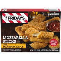TGI Fridays Mozzarella Sticks with Marinara Sauce Snack Size, 11 oz