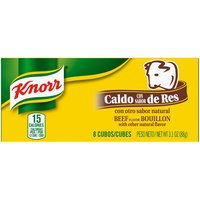 Knorr Beef Flavor Bouillon Cubes, 8 count, 3.1 oz
