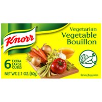 Knorr Vegetarian Vegetable Bouillon, 6 count, 2.1 oz