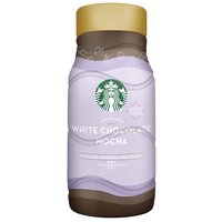 Starbucks White Chocolate Mocha Chilled Espresso Beverage, 40 fl oz