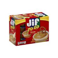 Jif To Go - Peanut Butter - Creamy, 8 Each