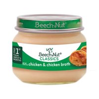 Beech-Nut Chicken + Chicken Broth Baby Food, Stage 1, From About 4 Months, 2.5 oz, 2.5 Ounce