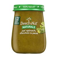 Beech-Nut Naturals Spinach, Zucchini & Peas Baby Food, Stage 2, 6 Months+, 4 oz