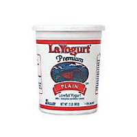 La Yogurt Probiotic Plain Lowfat Yogurt, 32 oz