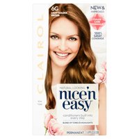 Clairol New York Nice'n Easy Light Golden Brown 6G Permanent Haircolor, 1 application