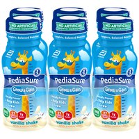 PediaSure Grow & Gain Vanilla Shake, 8 fl oz, 6 count