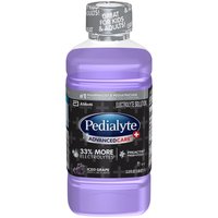 Pedialyte AdvancedCare+ Iced Grape Electrolyte Solution, 33.8 fl oz