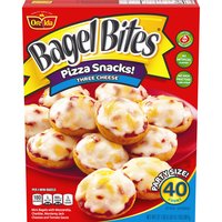 Ore Ida Bagel Bites Three Cheese Pizza Snacks! Party Size!, 40 count, 31.1 oz