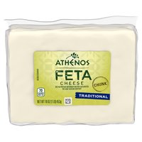 Athenos Traditional Feta Cheese Chunk, 16.0 oz Block