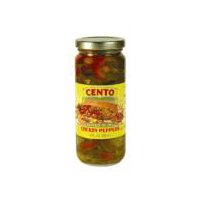 Cento Cherry Peppers, Hot Sliced in Oil, 12 Fluid ounce