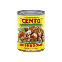 Cento Mushrooms, Stems & Pieces, 8 Ounce