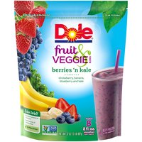 Dole Berries 'n Kale Fruit & Veggie Blends, 32 oz, 32 Ounce