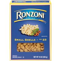 Ronzoni Small Shells No. 23, Pasta, 16 Ounce