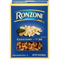 Ronzoni Cavatappi No. 36, Pasta, 16 Ounce