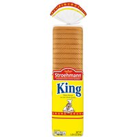 Stroehmann King Sliced White Enriched Bread, 22 oz, 22 Ounce