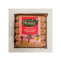 Bilinski's Organic Spicy Italian with Red Pepper Fully Cooked Chicken Sausage, 5 count, 12 oz