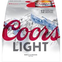 Coors Light 12 Pack - 12 oz Glass Bottles, 144 fl oz
