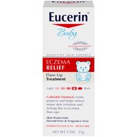 Eucerin Baby Eczema Relief Flare-Up Treatment Colloidal Oatmeal Skin Protectant Cream, 2 oz
