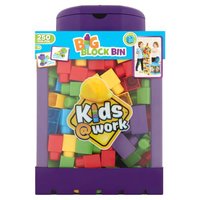 Kids@Work Big Block Bin, 1+, 250 count