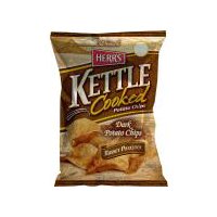 Herr's Kettle Cooked Dark Chips Russet Potato Chips, 7 1/2 oz