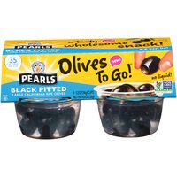 Musco Family Olive Co. Pearls Olives to Go! Pitted Large Ripe Olives, 1.2 oz, 4 count