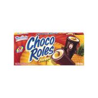 Marinela Choco Roles Pineapple Crème Chocolate Flavored Covered Filled Cakes, 8 packs, 11.28 oz