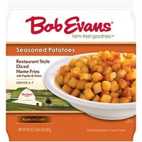 Bob Evans Breakfast Sides Home Fries Potatoes Seasoned Diced, 20 Ounce