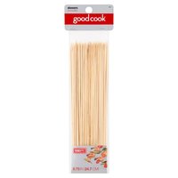 GoodCook Silver Bamboo Skewers 10-inch