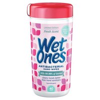 Wet Ones Fresh Antibacterial Hand Wipes, 40 Each