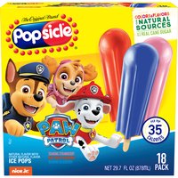 Popsicle Ice Pops, Paw Patrol, 18 Each