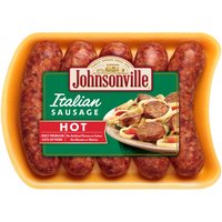 Johnsonville Hot Italian Sausage, 5 Count, 19 oz, 19 Ounce