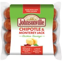 Johnsonville Chipotle & Monterey Jack Chicken Sausage, 4 count, 12 oz